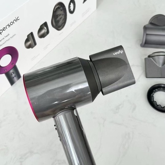 Dyson Other - Dyson Supersonic Hair Dryer with Grey Body and Magenta Head